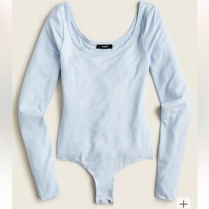 J. Crew Stretch Scoop-neck Bodysuit Size XL